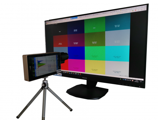 Luminance meter with optical lens ,laser alignment