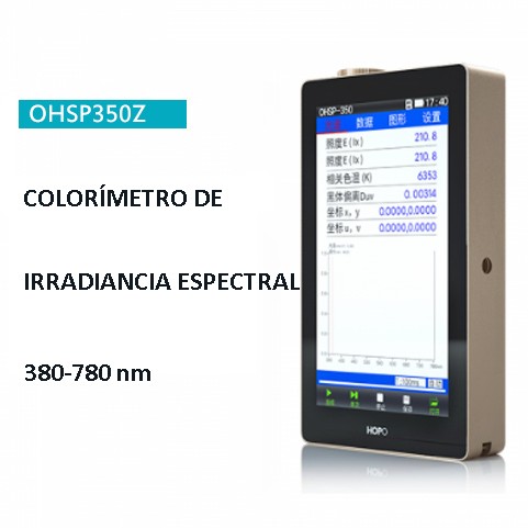 OHSP350Z光谱彩色照度计 手持亮度计