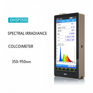 Hopoocolor OHSP350 Spectrometer Handheld for LED Light Tester with Software 
